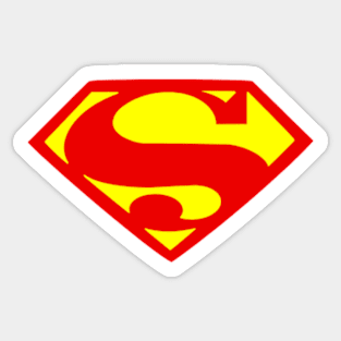 Bryne Superhero Shield Logo Sticker
